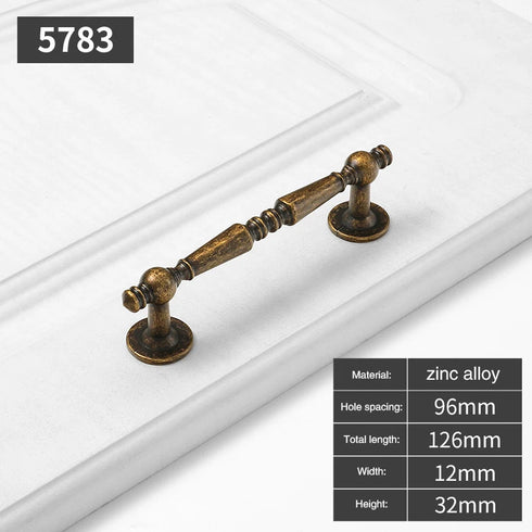 JAYA Retro Cabinet Zinc Alloy Door Handle Bronze Modern Design Personalized Drawer Handle for Shoe Cabinet