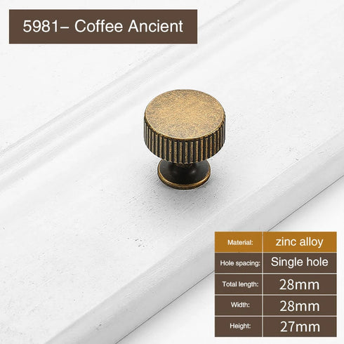 JAYA Retro Cabinet Zinc Alloy Door Handle Bronze Modern Design Personalized Drawer Handle for Shoe Cabinet