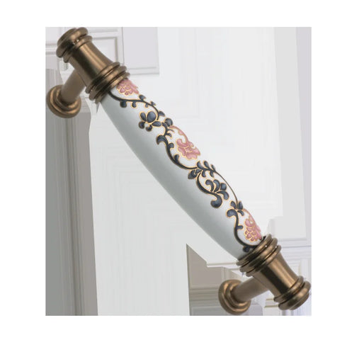 JAYA Retro Chinese Style Ceramic Knob New Modern Simple Design for Cabinet Door Drawer & Wardrobe Cupboard Handle