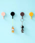 JAYA Self-Adhesive Wall Hooks Decorative Coat Hanger Steel Hooks Cast Iron Hook Home Storage for Kitchen Bathroom Door
