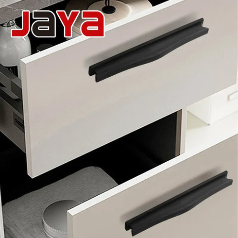 JAYA Silicone Padded Home Door Handle Protective Cover Anti-collision Anti-static Suction Cup Door Handle for Bedroom Bathroom