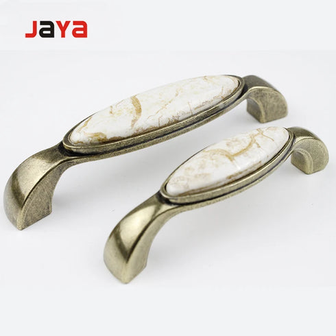 JAYA Simple Modern Cabinet Handle Ceramic Door Handle for Kitchen Bedroom Drawer Handle