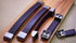 JAYA Single Hole Simple square  Black Brown Furniture Leather Handle Is Suitable for Cabinet  and Suitcases