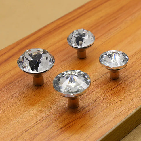 JAYA Small Handle Single-hole Wooden Box Drawer Handle Acrylic Knob Makeup case Jewelry Box Accessories