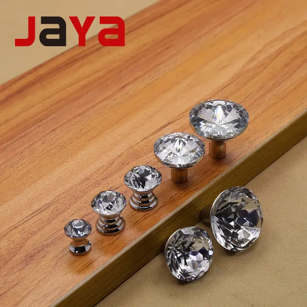 JAYA Small Handle Single-hole Wooden Box Drawer Handle Acrylic Knob Makeup case Jewelry Box Accessories