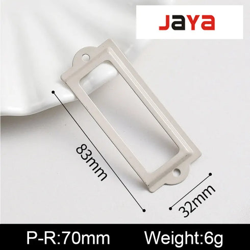 JAYA Small card slot business card frame handle label box four-box standard iron antique drawer card clip label bookmark box
