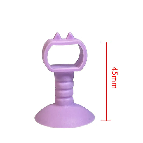 JAYA Soft Mute Perforation Free Strawberry Silicone Door Handle Suction Door Holder Door Stopper