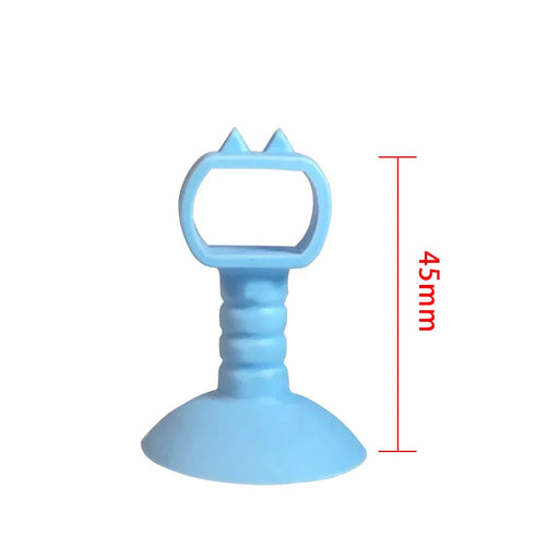 JAYA Soft Mute Perforation Free Strawberry Silicone Door Handle Suction Door Holder Door Stopper