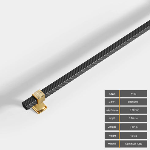 JAYA Solid Knurled Aluminum Heavy Duty Wooden Door Handle for Kitchen with White Cabinet Handles for Cabinet Handle