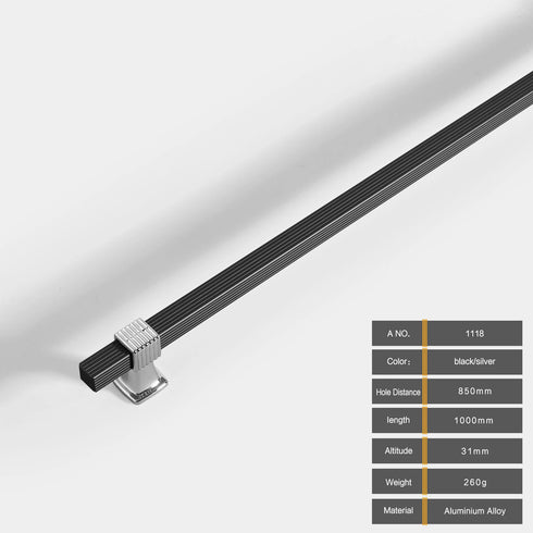 JAYA Solid Knurled Aluminum Heavy Duty Wooden Door Handle for Kitchen with White Cabinet Handles for Cabinet Handle