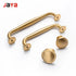 JAYA Spot Gold Pure Copper Furniture Wardrobe Handle Solid Drawer Handle Brass Cabinet Door Handle