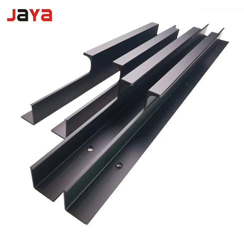 JAYA Spot wardrobe edge invisible long handle aluminum alloy simple cabinet drawer free slot F type cabinet door handle