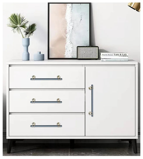 JAYA Steel Knobs with Brush Silver Cabinet and Luxury Brass Door Handle Gold Mid Century Modern Door for a Timeless Handle