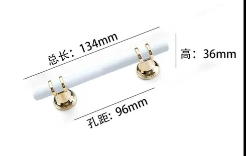 JAYA Steel Knobs with Brush Silver Cabinet and Luxury Brass Door Handle Gold Mid Century Modern Door for a Timeless Handle