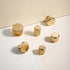 JAYA Steel Knobs with Gold Knobs, Wooden Cabinet Knobs, and Resin Knob for Elegant and Durable Knob
