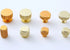 JAYA Steel Knobs with Gold Knobs, Wooden Cabinet Knobs, and Resin Knob for Elegant and Durable Knob