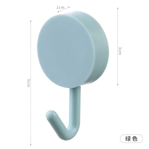JAYA Sticky Hook Cute Creative Sticky Hook Sticky Decoration Non Punching Wall Stickers Small Round Cute Hooks