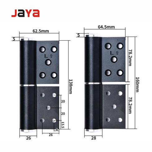 JAYA  Supply Invisible Automatic Door Closer Hinge Hydraulic Buffer Damping Spring Hinge Secret Door Self-closing Page