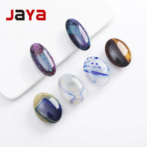 JAYA Unique Door Knob  Natural Agate Cabinet Drawer Knobs Vintage Cupboard Dresser Drawer Pulls Handles Aluminium Wardrobe Knob