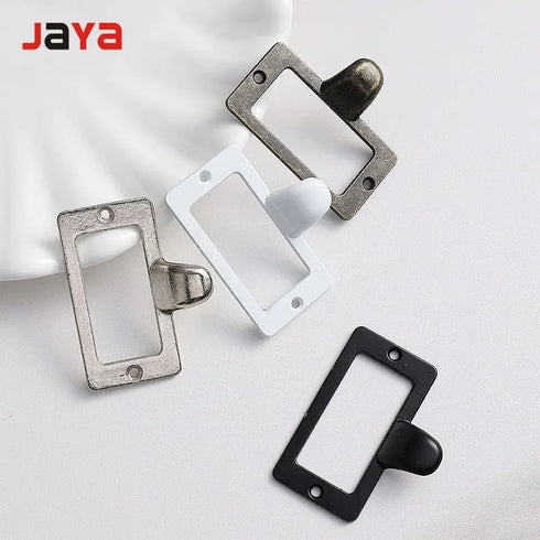 JAYA Vintage Alloy Label Frame Handle Drawer Handle Packaging Box Accessories Business Card Handle