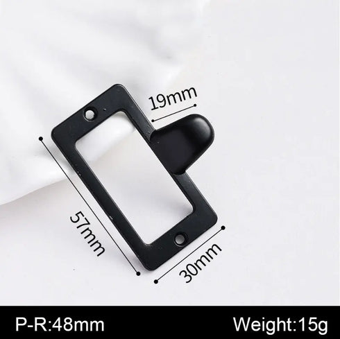 JAYA Vintage Alloy Label Frame Handle Drawer Handle Packaging Box Accessories Business Card Handle