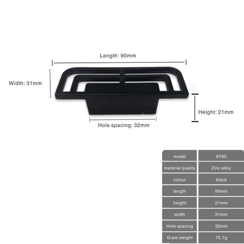 JAYA Vintage Hollow Zinc Alloy Kitchen Door Handle Knob/handle