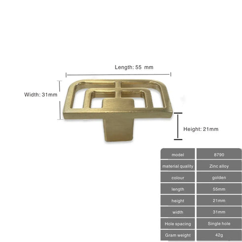 JAYA Vintage Hollow Zinc Alloy Kitchen Door Handle Knob/handle