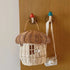 JAYA Vintage Non-punch Mushroom Sticky Wooden Hook  Clothing Hook Door Rear Storage Hook