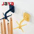 JAYA Wall Hooks Plastic Mounted Kitchen Plastic Hook Hanger Over the Door Hook