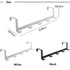 JAYA Wall Mounted Robe Hook Bathroom Brushed Steel Hook Cast Iron Coat Hooks
