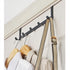 JAYA Wall Mounted Robe Hook Bathroom Brushed Steel Hook Cast Iron Coat Hooks