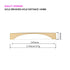 JAYA Wardrobe Cabinet Handle Antique Brass Color Wardrobe Handles Rose Gold Cabinet Wardrobe Door Handle