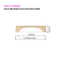 JAYA Wardrobe Cabinet Handle Antique Brass Color Wardrobe Handles Rose Gold Cabinet Wardrobe Door Handle