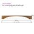 JAYA Wardrobe Cabinet Handle Antique Brass Color Wardrobe Handles Rose Gold Cabinet Wardrobe Door Handle