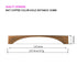 JAYA Wardrobe Cabinet Handle Antique Brass Color Wardrobe Handles Rose Gold Cabinet Wardrobe Door Handle