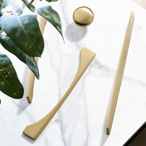 JAYA Wardrobe Cabinet Handle Antique Brass Color Wardrobe Handles Rose Gold Cabinet Wardrobe Door Handle