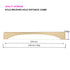 JAYA Wardrobe Cabinet Handle Antique Brass Color Wardrobe Handles Rose Gold Cabinet Wardrobe Door Handle