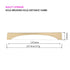 JAYA Wardrobe Cabinet Handle Antique Brass Color Wardrobe Handles Rose Gold Cabinet Wardrobe Door Handle
