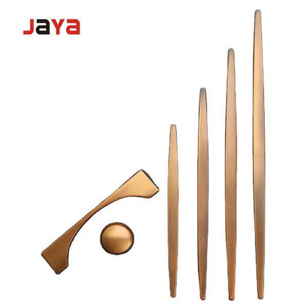 JAYA Wardrobe Cabinet Handle Antique Brass Color Wardrobe Handles Rose Gold Cabinet Wardrobe Door Handle