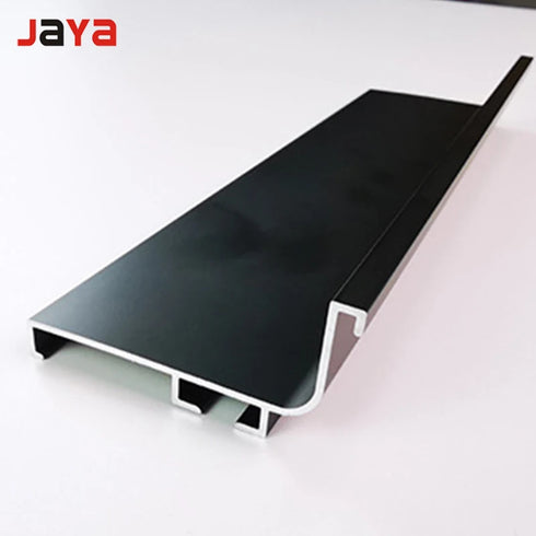 JAYA Wardrobe Cabinet Handle Free Middle Cabinet Free American Wardrobe Handle Furniture Drawer Aluminum Alloy Black Door Handle