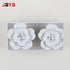 JAYA White Camellia Ceramic Handle Wall Wall Decoration Hand Painted Gold Wardrobe Kitchen Cabinet Furniture Cabinet Door Handle