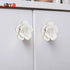 JAYA White Camellia Ceramic Handle Wall Wall Decoration Hand Painted Gold Wardrobe Kitchen Cabinet Furniture Cabinet Door Handle
