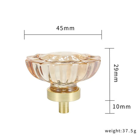 JAYA Wholesale Modern Fashion Furniture Single Hole Knob Handle Door Knob Fancy Drawer Furniture Handle Crystal Small Handle
