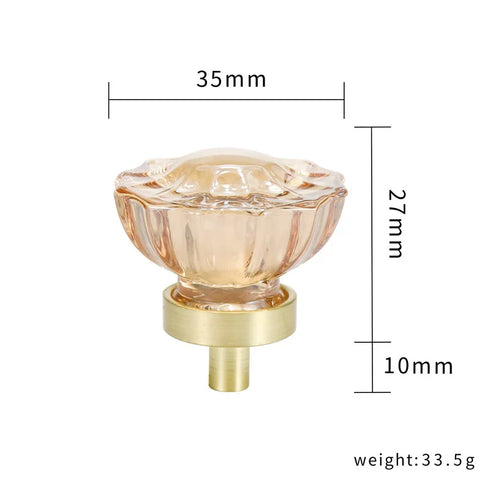 JAYA Wholesale Modern Fashion Furniture Single Hole Knob Handle Door Knob Fancy Drawer Furniture Handle Crystal Small Handle