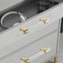 JAYA Wood Cabinet Handles Gold Brass Cabinet Hardware Clear Drawer Pulls/clear Cabinet Pulls for Kitchen Furniture Door Handle