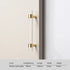 JAYA Wood Cabinet Handles Gold Brass Cabinet Hardware Clear Drawer Pulls/clear Cabinet Pulls for Kitchen Furniture Door Handle