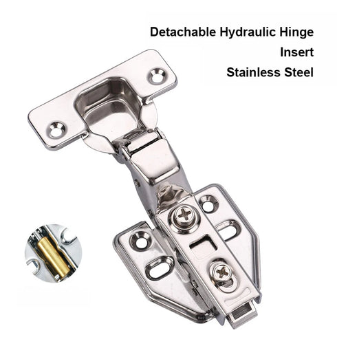 JAYA Wooden Cabinet Furniture Kitchen Door Detachable Soft Closing Hydraulic Stainless Steel Concealed Hinge
