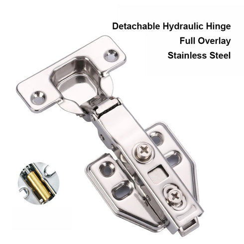 JAYA Wooden Cabinet Furniture Kitchen Door Detachable Soft Closing Hydraulic Stainless Steel Concealed Hinge