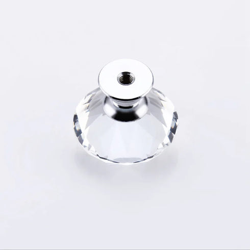 JAYA Z857 30mm Diamond Door Knobs Drawer Cabinet Furniture Handle Knob Screw Furniture Accessories