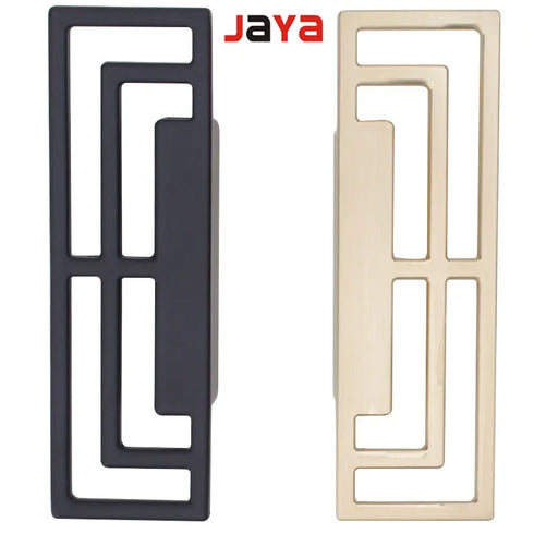 JAYA Zinc Alloy 32 64 96mm Cabinets Dresser Wardrobe Drawer Door Brushed Brass / Black Symmetrical Pulls Handles Knob